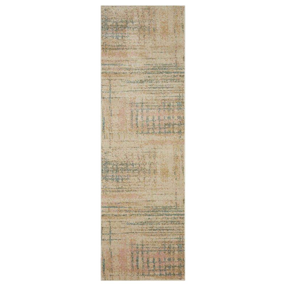 Loloi II Bowery 2'3" x 7'6" Beige Runner, , large