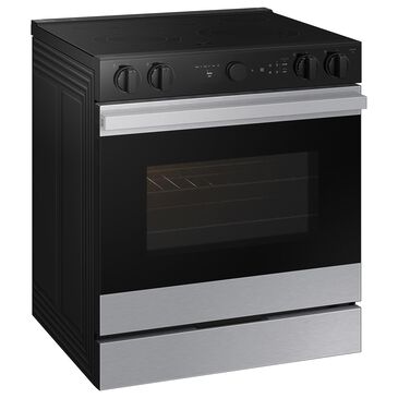 Samsung Bespoke Bespoke 6.3 Cu. Ft. Smart Slide-In Electric Range with Air Sous Vide and Air Fry in Stainless Steel, , large