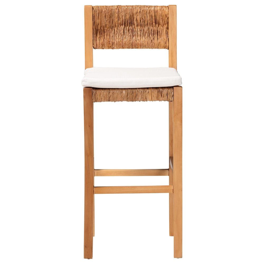 Baxton Studio Pava Bar Stool in Honey, , large