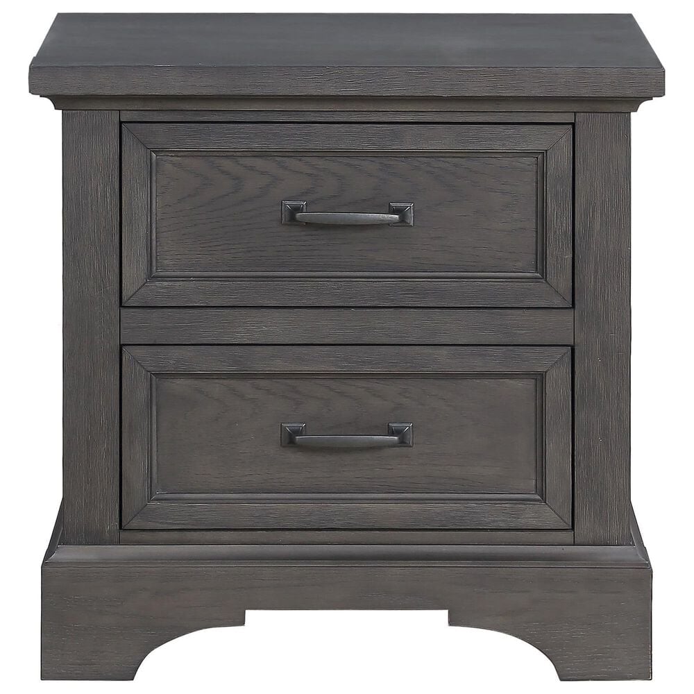 Davis International Prescott 5 Piece King Storage Bedroom Set in Gray Oak, , large