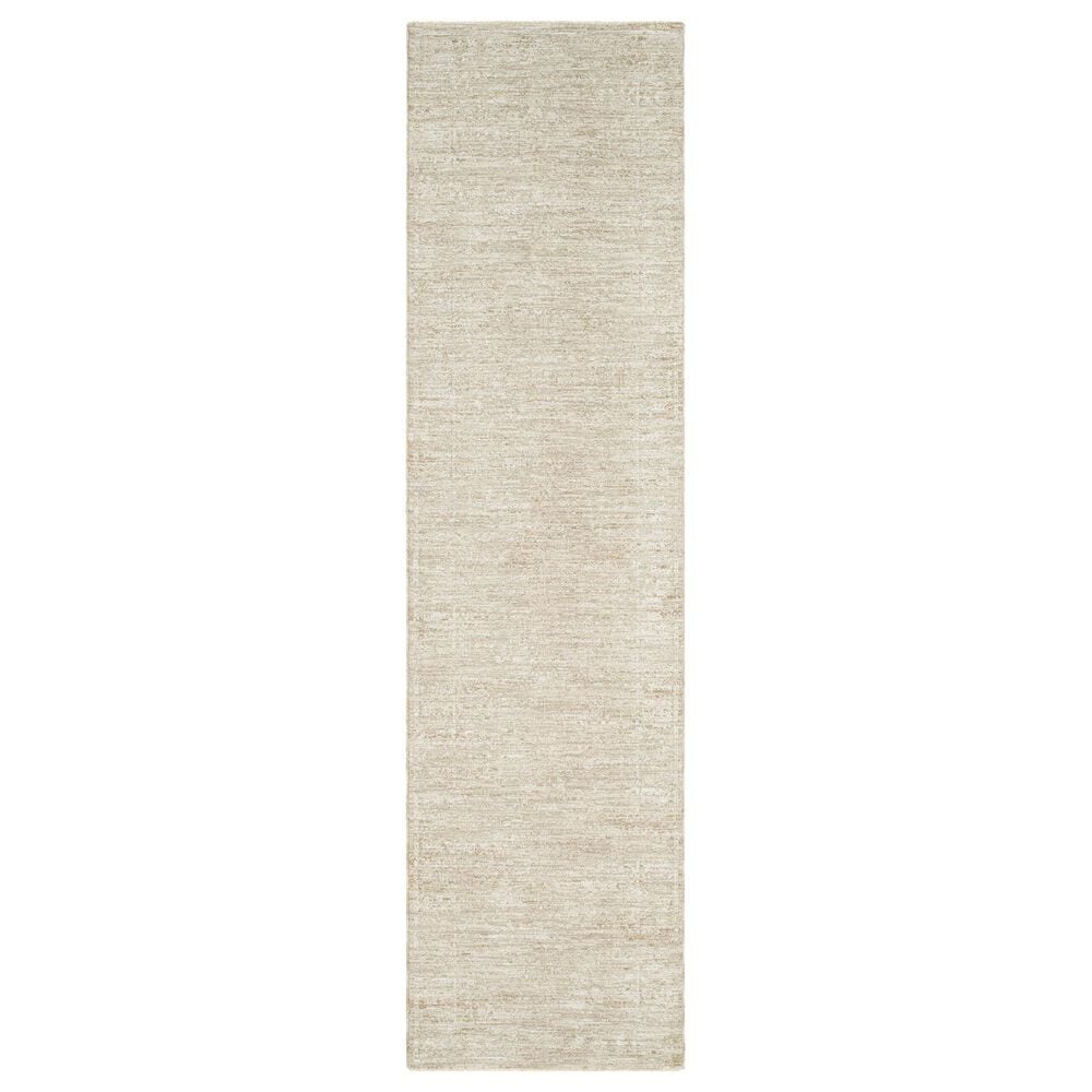 Surya Masterpiece MPC-2315 Medium Gray, Light Gray and Cream 2'7" x 10' Runner, , large