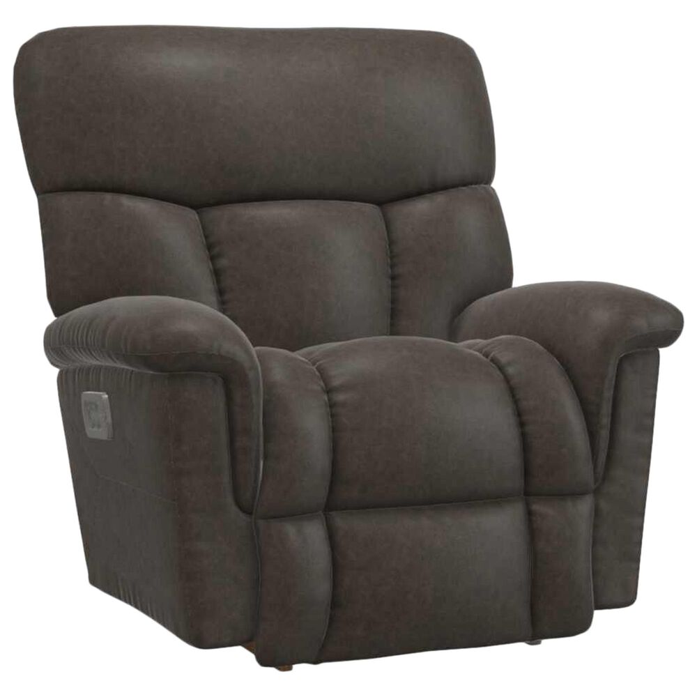 La-Z-Boy Mateo Power Rocking Recliner with Headrest in Charcoal, , large