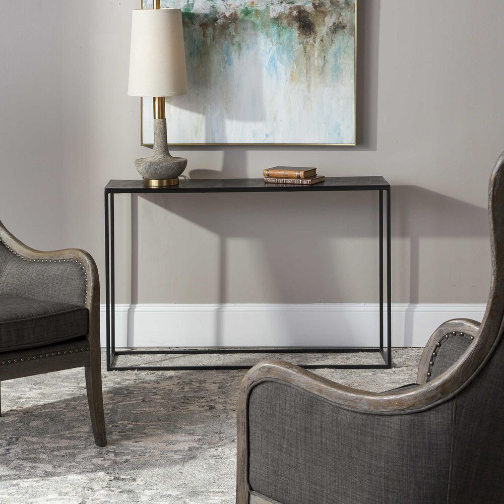 Uttermost Coreene Console Table in Black, , large