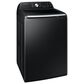 Samsung 4.7 Cu. Ft. Smart Top Load Washer and 7.4 Cu. Ft. Electric Dryer Laundry Pair in Brushed Black, , large