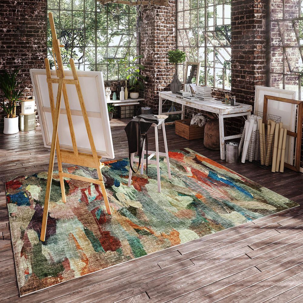 Dalyn Rug Company Boca BO8 Paprika 8&#39; x 10&#39; Area Rug, , large