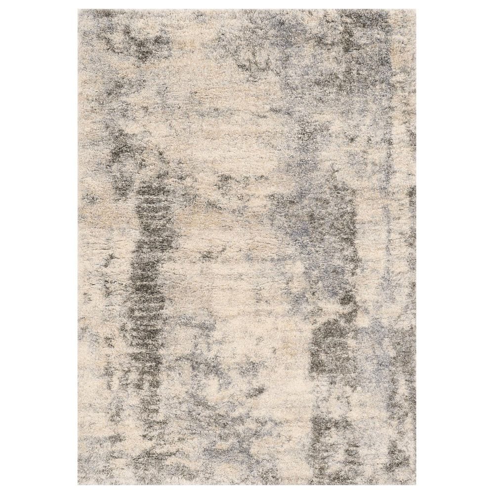 Kas Oriental Rugs Merino Palette 3"9" x 5"11" Ivory and Blue Area Rug, , large