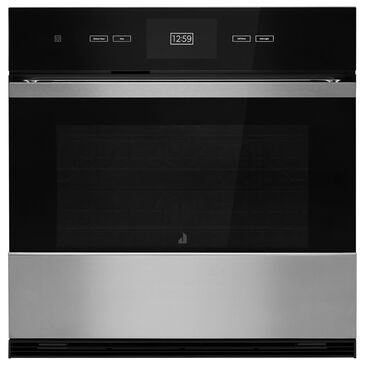 JennAir Noir 30" Single Electric Wall Oven with V2 Vertical Dual-Fan Convection in Stainless Steel and Black, , large