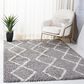 Safavieh Venus Shag VNS682J 4" x 6" Grey and Ivory Area Rug, , large