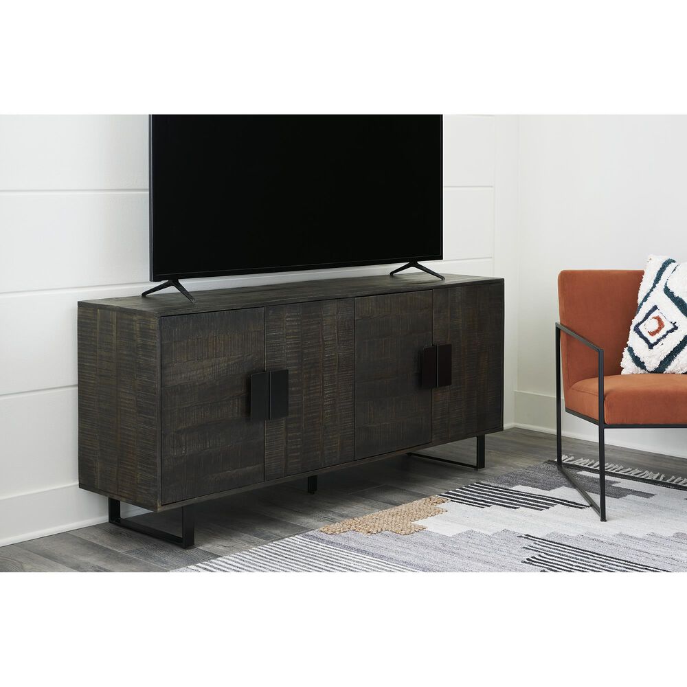 Ashley Kevmart Accent Cabinet in Grayish Brown and Black, , large
