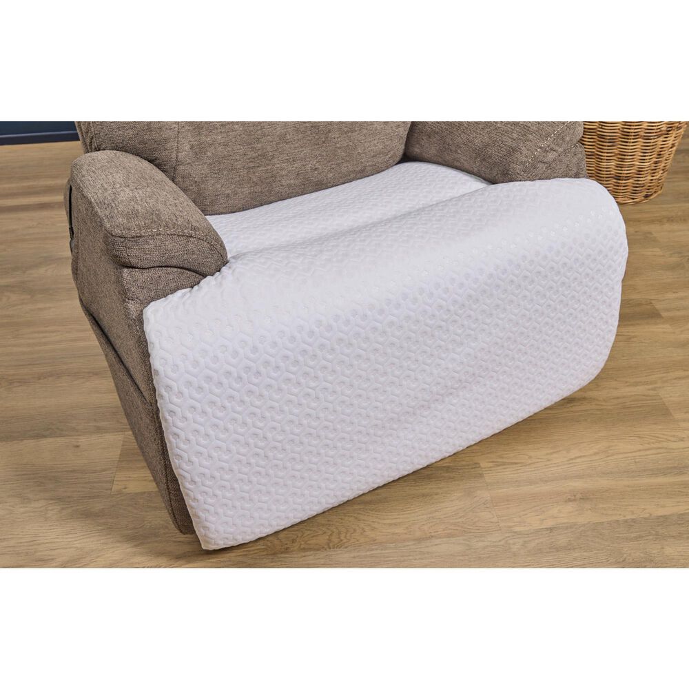 Flexsteel Zecliner Dri-Tec Performance Chair Protector in White, , large