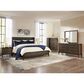 Urban Home Boracay Two Drawer Walnut Nightstand with USB in Wild Oats Brown, , large