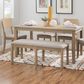 Linon Home Decor Jorissen Bench in Grey Wash, , large