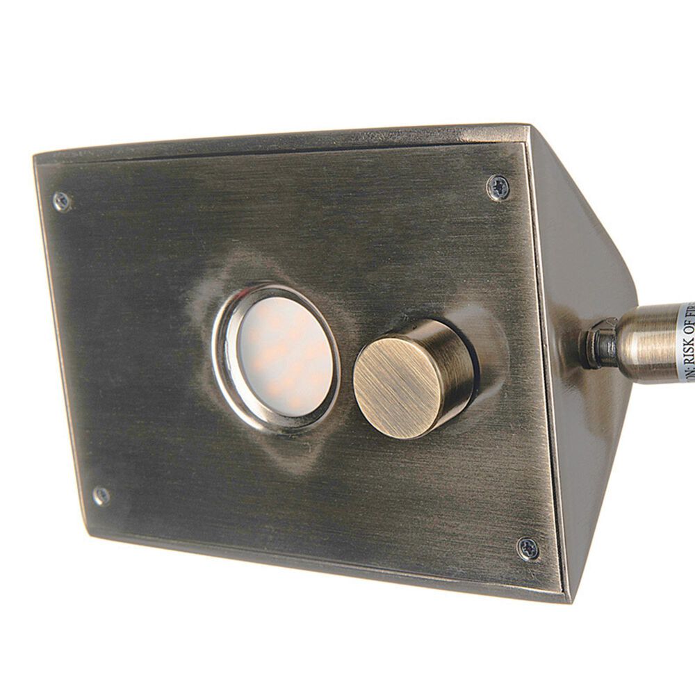 Lite Source Pharma LED Floor Lamp in Antique Brass, , large