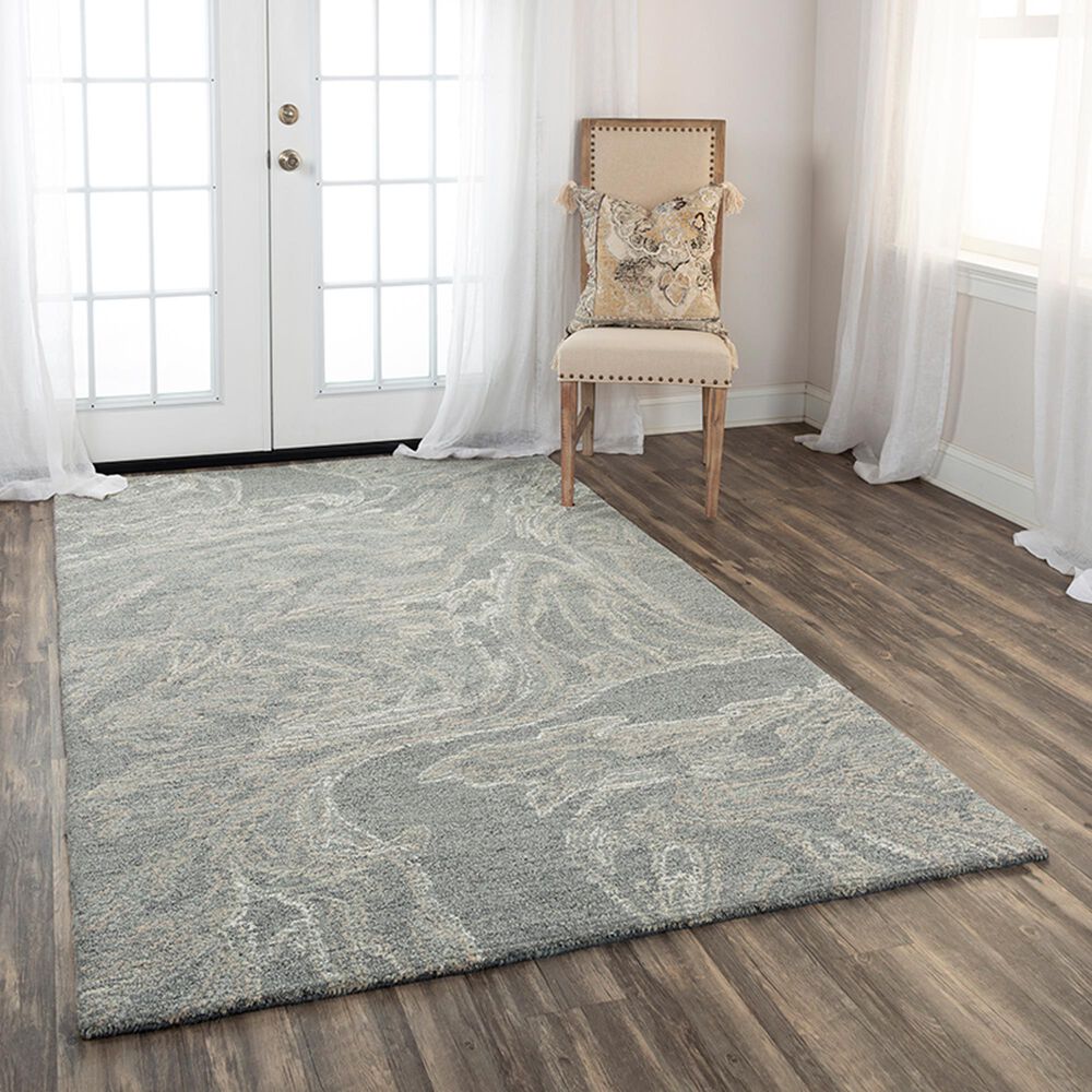 RIZZY Harmony  7&#39;9&quot; x 9&#39;9&quot; Gray Area Rug, , large
