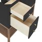 37B Isadore 36" Single Bathroom Vanity Cabinet in Tricorn Black and White Composite Stone Top and Backsplash, , large
