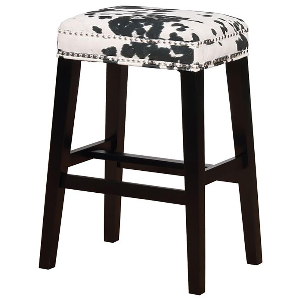 Linden Boulevard Wyatt Bar Stool in Black, , large