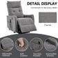 Hearth and Haven Power Lift Recliner in Light Gray, , large
