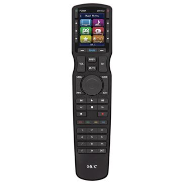 Universal Remotes Infrared/Radio Frequency Hand Held Remote Control in Black, , large