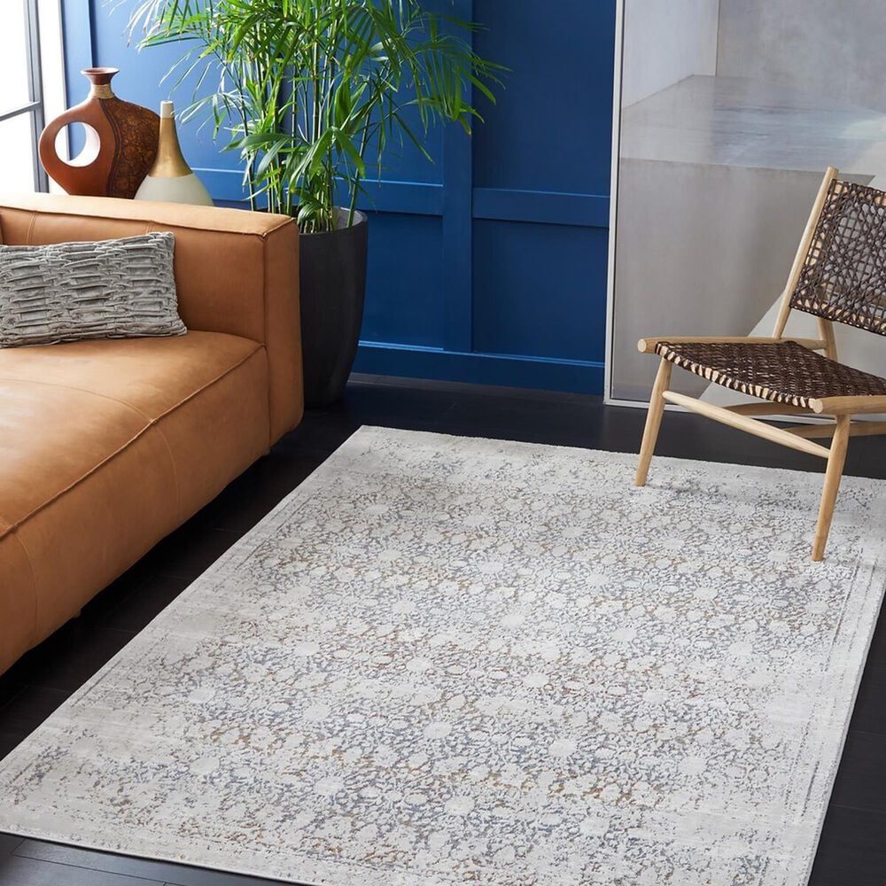 Safavieh Craft CFT939F 4&#39;5&quot; x 6&#39;5&quot; Grey and Gold Area Rug, , large
