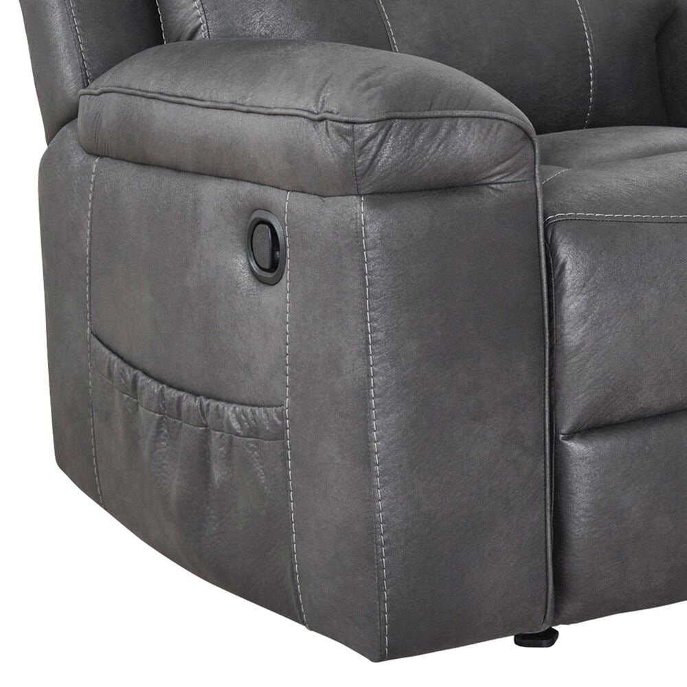 Ashley Stockworth Manual Rocker Recliner in Granite, , large