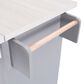 HOMLUX 51" Kitchen Island with Trash Can Storage Cabinet in Grey, , large