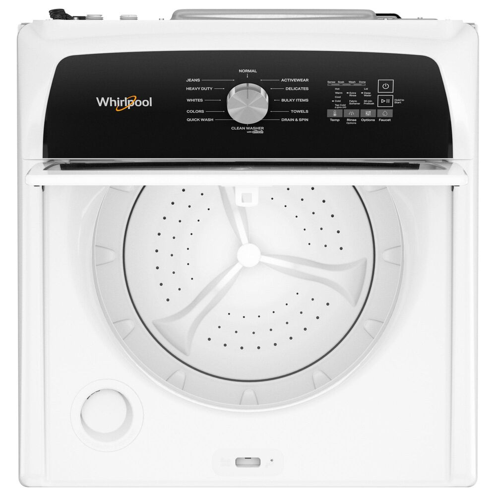 Whirlpool 4.6 Cu. Ft. Top Load Impeller Washer and 7 Cu. Ft. Gas Dryer Laundry Pair in White, , large