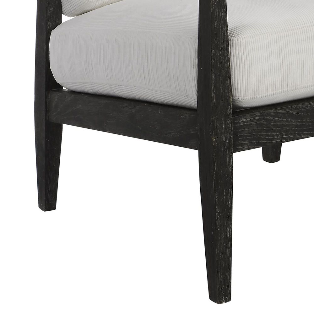 Uttermost Brunei Accent Chair in White, , large