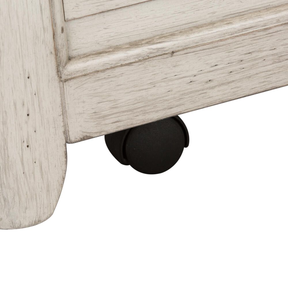 Belle Furnishings Farmhouse Reimagined Storage Trunk in White, , large