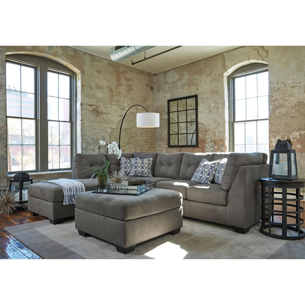 Ashley Pitkin 2-Piece Left Facing Sectional with Chaise in Slate, , large