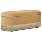 Jennifer Taylor Home Melinda Storage Bench with Tufted Bullion Fringe in Gold, , large