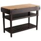 Southern Enterprises Waysmere Kitchen Island in Smoked Ash and Natural, , large