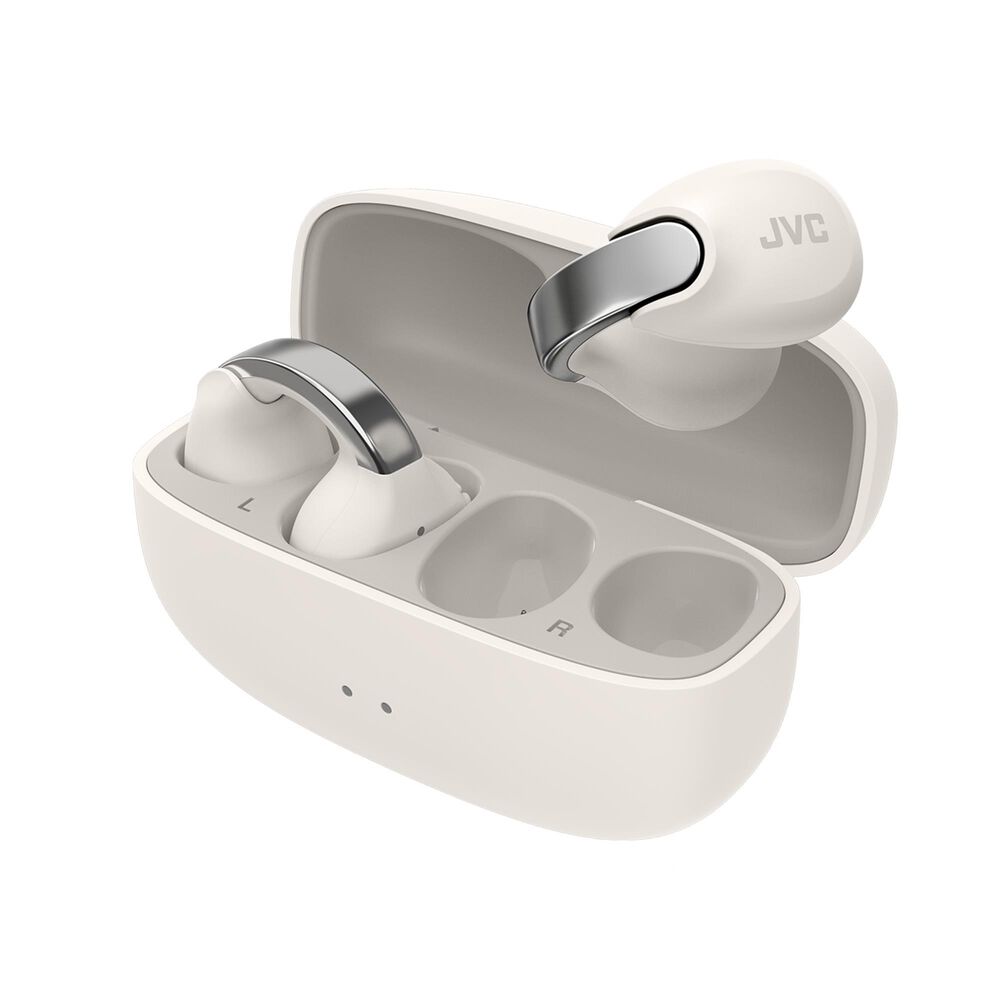 JVC Nearphones Open-Ear True Wireless Earbuds in Off White, , large