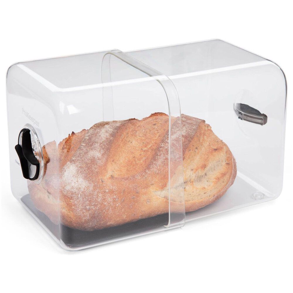Progressive ProKeeper Plus 11" Adjustable Bread Bin in Clear, , large