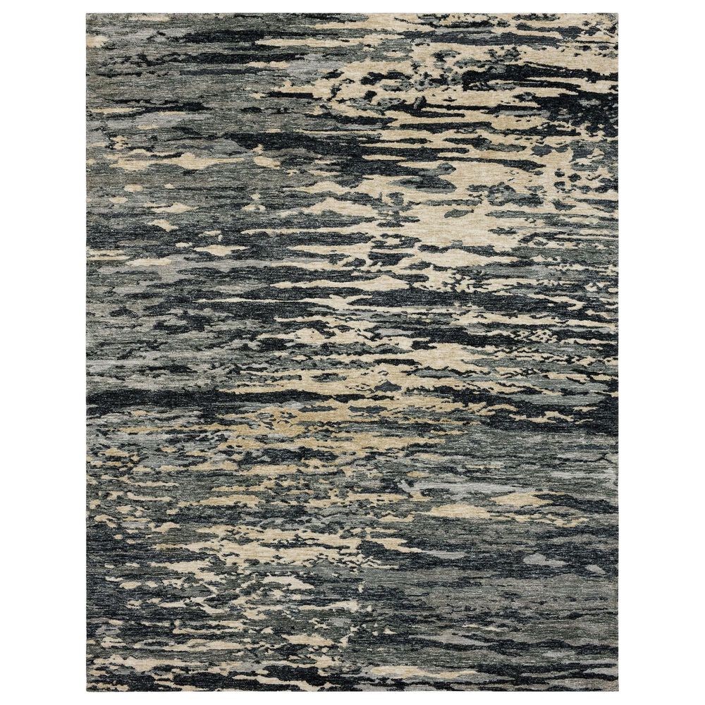 Drew and Jonathan Home Bowen Huron 2"4" x 7"10" Charcoal Runner, , large