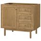 James Martin Vanities Laurent 36" Single Bathroom Vanity in Light Natural Oak with 3 cm Parisien Bleu Quartz Top and Rectangular Sink, , large