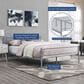 Modway Alina Full Platform Bed Frame in Gray, , large