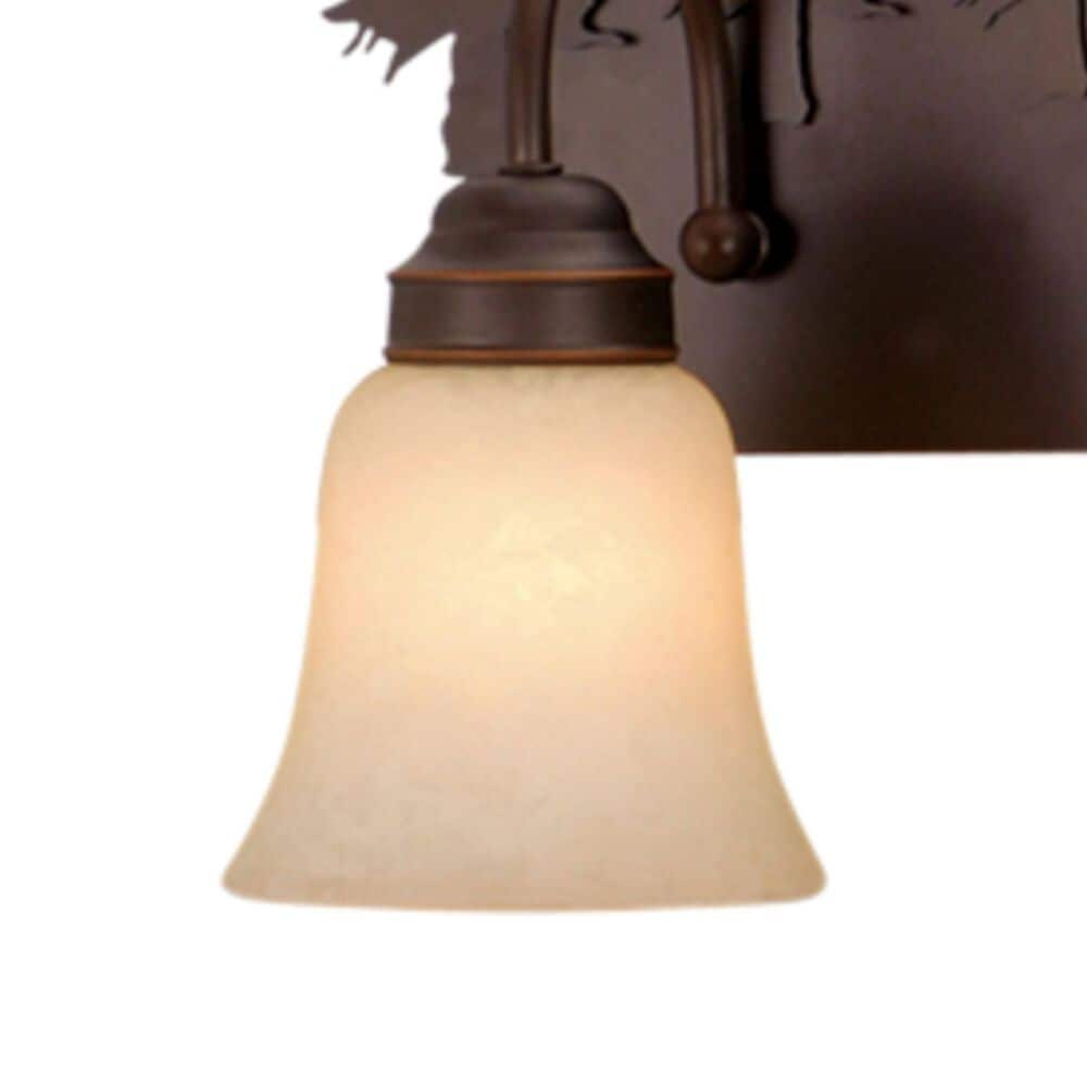 Vaxcel Yellowstone 4-Light Bathroom Vanity in Burnished Bronze, , large