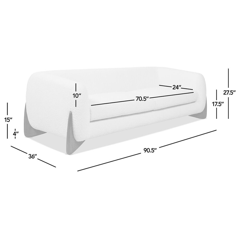 Jennifer Taylor Home Alpine Stationary Sofa in Moss Green, , large