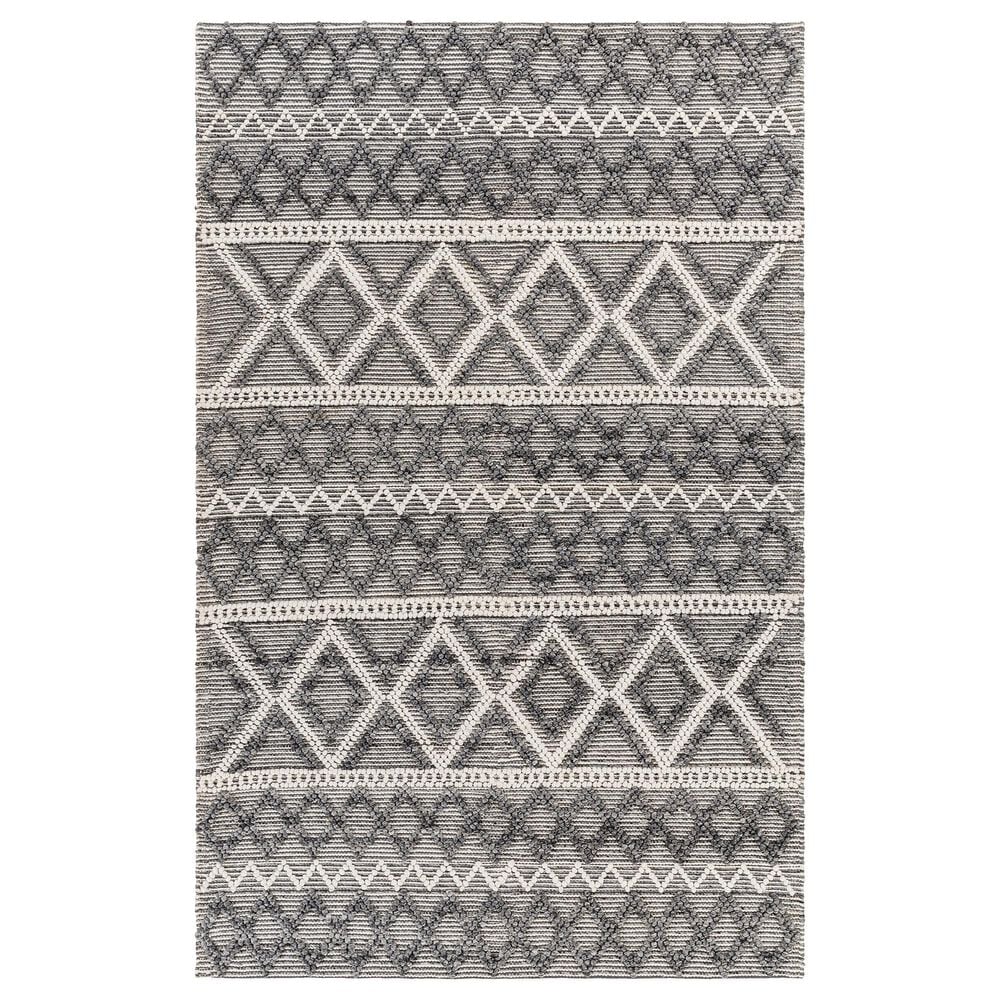 Surya Daffodil 9" x 12" Medium Grey Area Rug, , large
