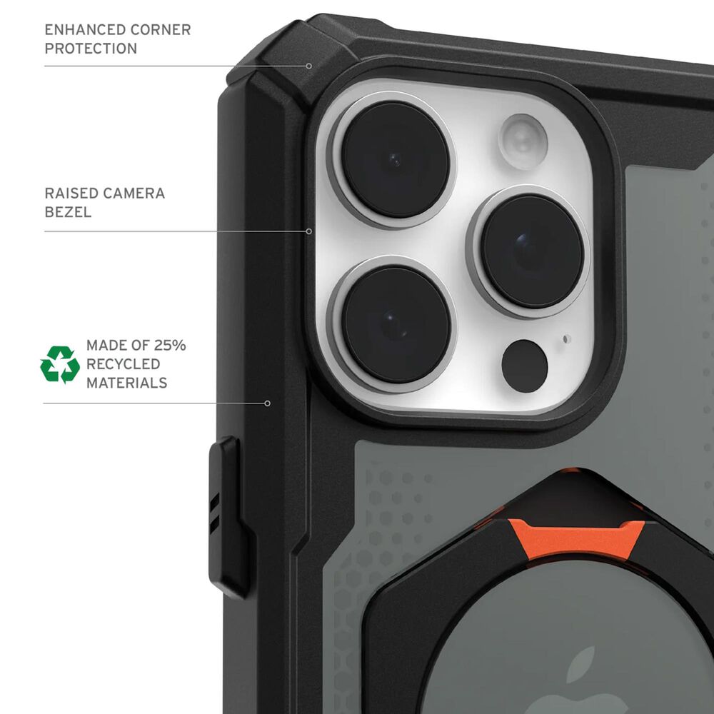 UAG Plasma XTE Series MagSafe Case for Apple iPhone 16 Pro in Black and Orange, , large