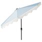 HOMLUX 10" Patio Umbrella with Adjustable Tilt and Scalloped Edge in Blue, , large
