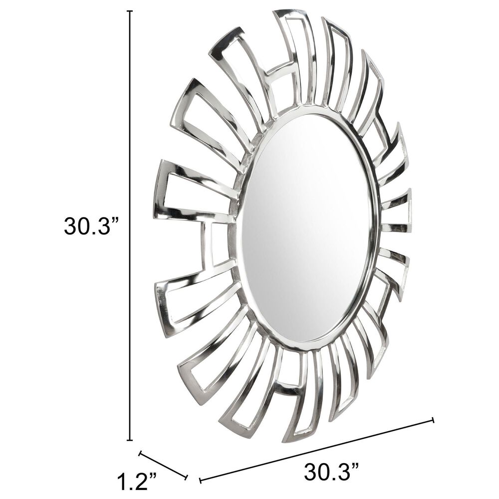 Zuo Modern Calmar Mirror in Silver, , large