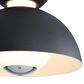 Golden Lighting Vintra LED 1-Light Pendant in Sand Black with Chrome, , large
