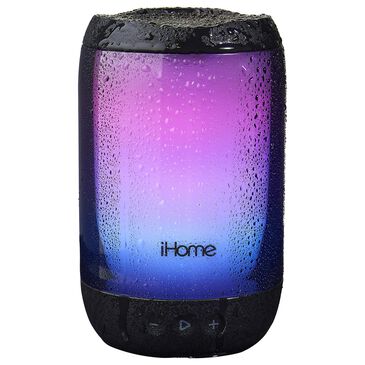 iHome PlayGlow Color Changing Bluetooth Speaker in Black, , large