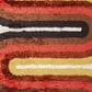 Novogratz Retro RET-02 5" x 7"6" Red Area Rug, , large
