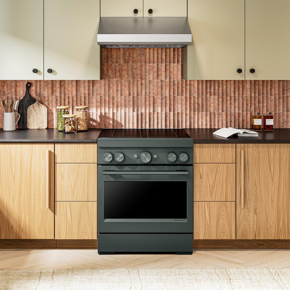 KitchenAid 4.1 Cu. Ft. Freestanding Induction Range in Juniper, , large