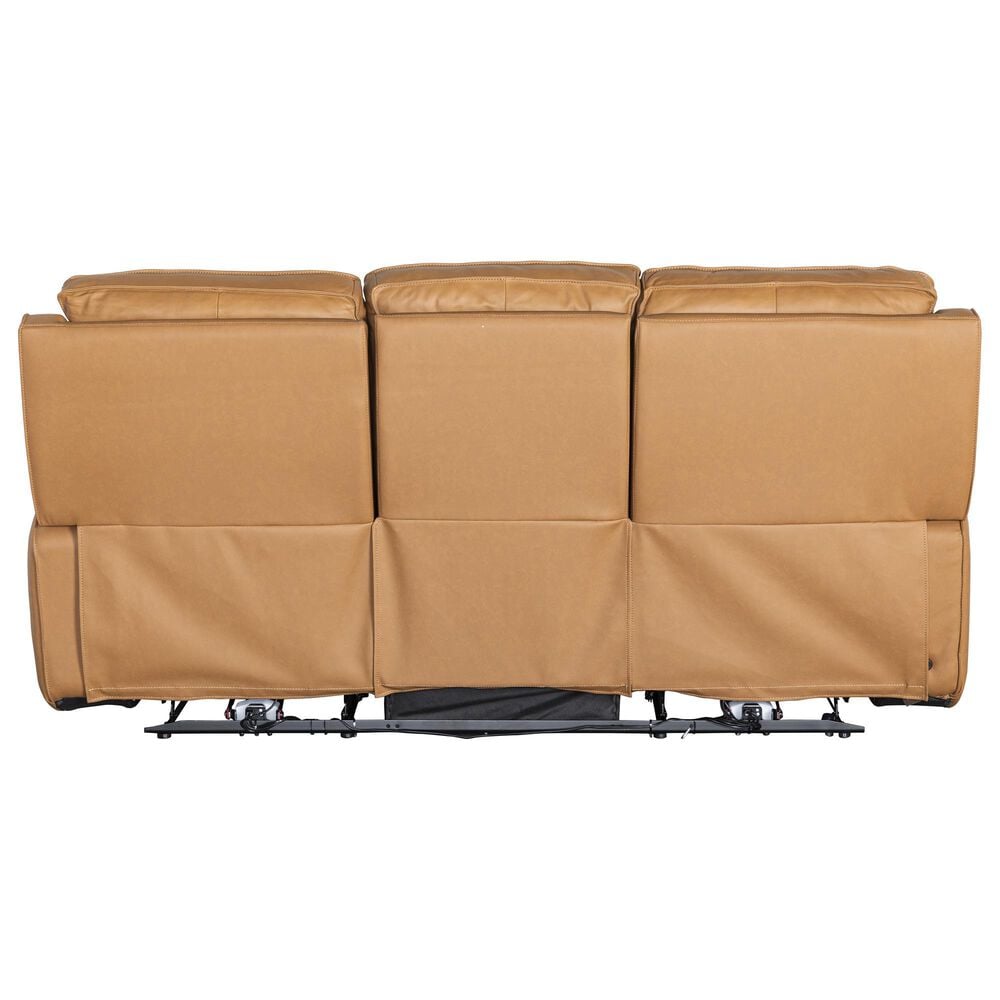 Bassett P2 ZG Leather Reclining Sofa in Antelope, , large