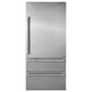 Viking Range Door Panels Kit with Handles for 7 Series Refrigerator in Stainless Steel, , large