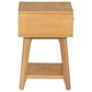 Linon Home Decor Catlett Side Table Nightstand in Natural, , large