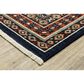 Oriental Weavers Lilihan Ornamental 2" x 6" Navy Runner, , large